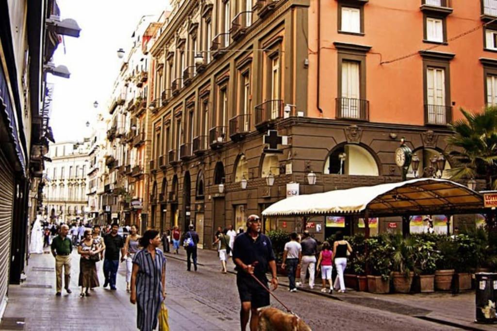 那不勒斯Casa Via Toledo. Centralissima E Vicina Al Porto公寓 外观 照片